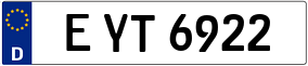 Truck License Plate